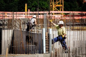 Arbeiter auf Baustelle, Foto: IG Bau