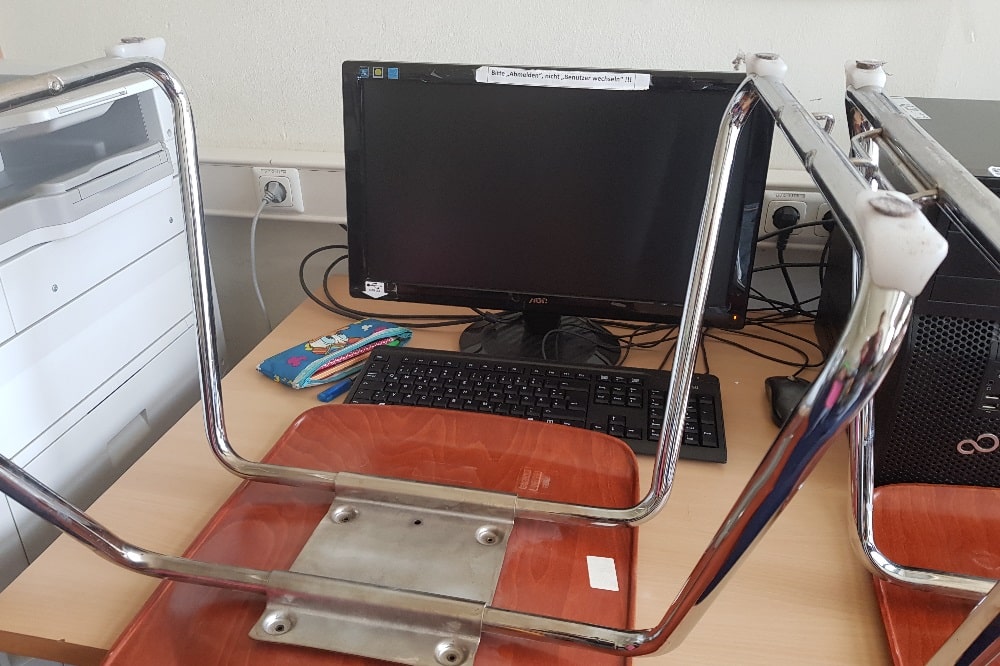 Auch die Computer in den Unterrichtsräumen der Schulen bleiben derzeit aus. © Marko Hofmann