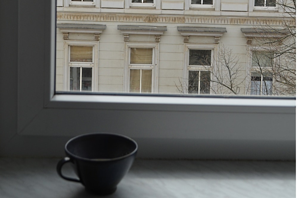 Blick aus dem Fenster. Es wird stiller. © privat