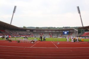 Das Erfurter Steigerwaldstadion - möglicherweise wird hier der Regionalliga-Aufstieg entschieden. Foto: Jan Kaefer (Archiv)