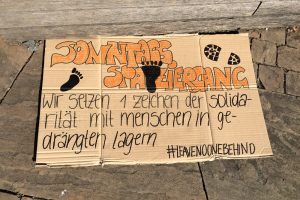 Leave no one behind - Aktionstag am 5. April in Leipzig. Foto: L-IZ.de