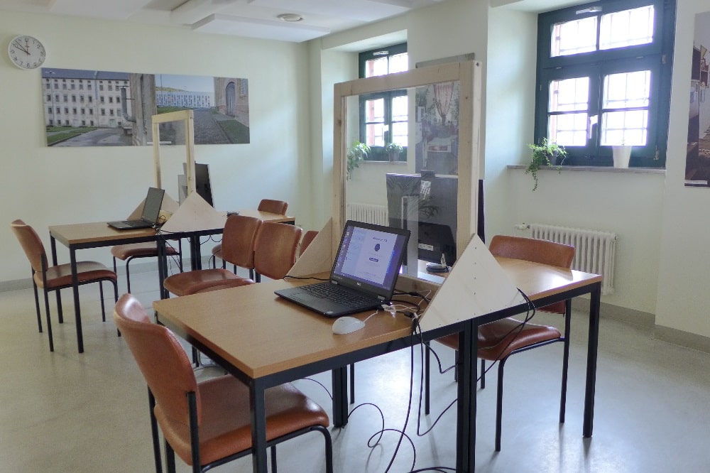 Videotelefonieplätze in der JVA Waldheim © SMJusDEG