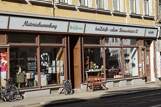 Das Krimzkrams in der Georg-Schwarz-Straße. Foto: Frank Willberg