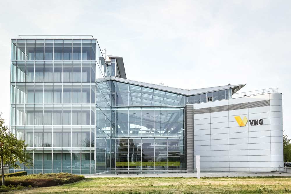 Die Zentrale der VNG AG in Leipzig. Foto: Eric Kemnitz / VNG AG