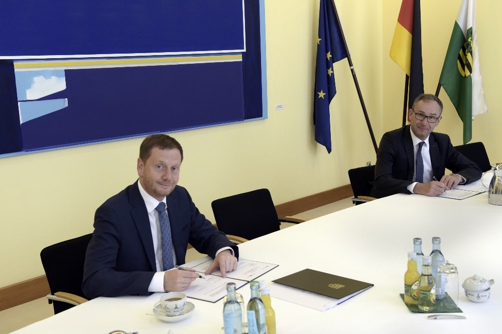 Freistaat und Deutsche Funkturm schließen Rahmenvereinbarung zur Bereitstellung staatlicher Liegenschaften für Mobilfunkausbau © Deutsche Funkturm GmbH