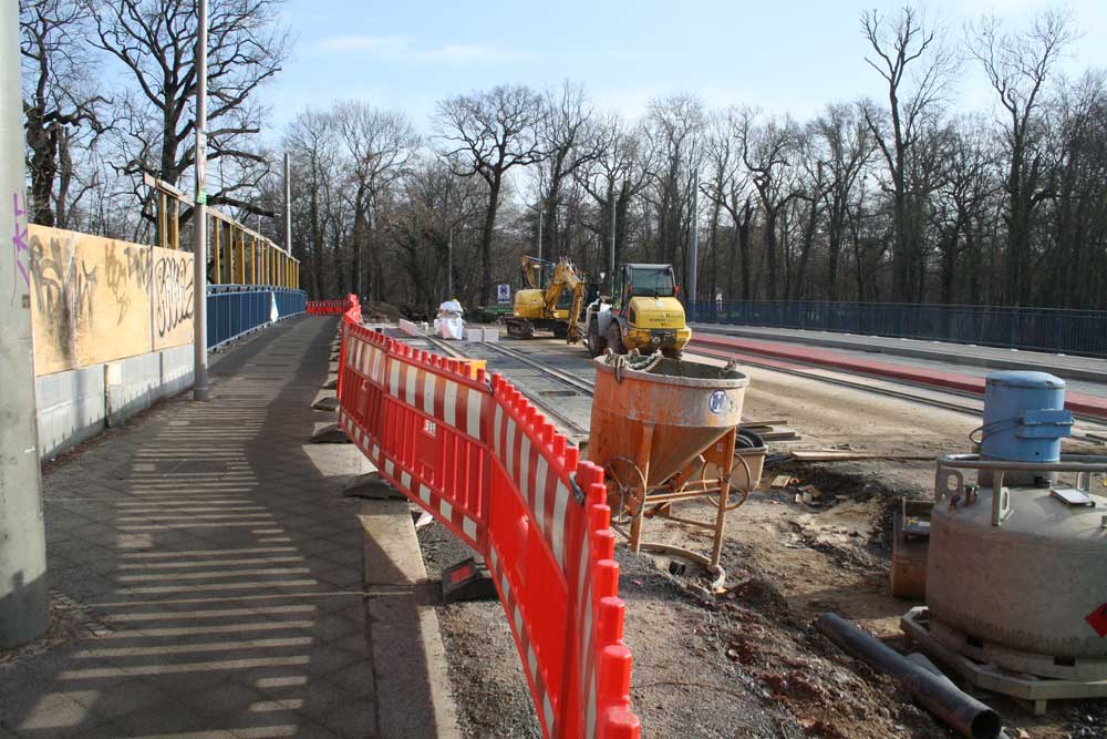 Die Plagwitzer Brücke im Januar 2020. Foto: Ralf Julke