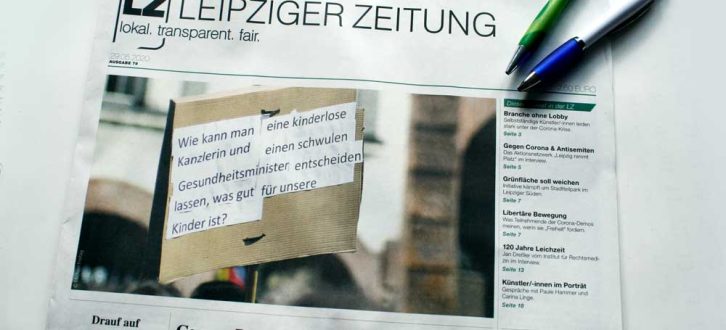 Leipziger Zeitung Nr. 79: Liebe in Zeiten von Corona. Foto: Ralf Julke
