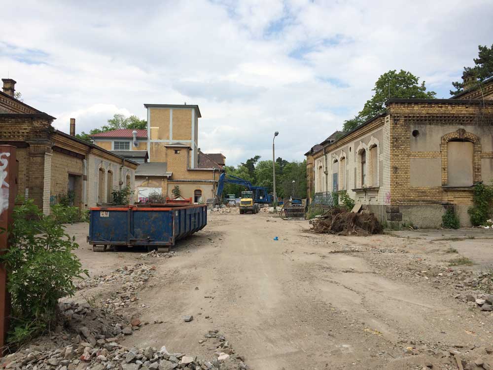 Bauarbeiten in der Parkstadt Dösen. Foto: L-IZ