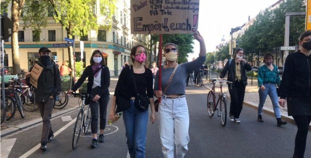 Feministischer Aktionstag am 16. Mai in Leipzig. Foto: L-IZ.de