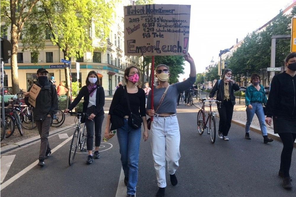 Feministischer Aktionstag am 16. Mai in Leipzig. Foto: L-IZ.de