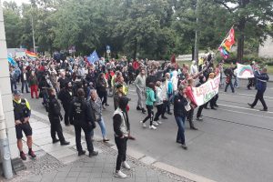 Demonstration der „Bewegung Leipzig“. Foto: René Loch