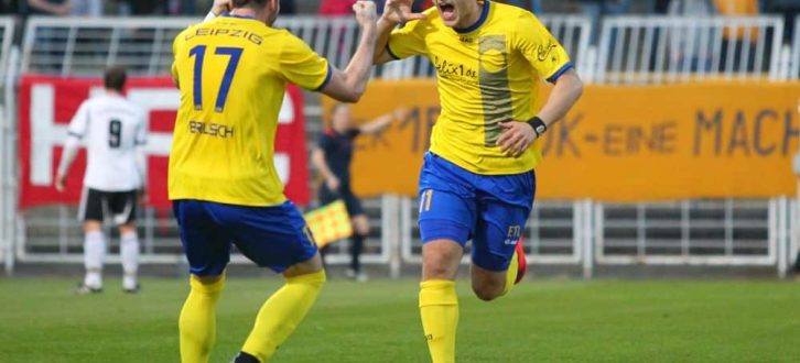Gianluca Marzullo kickte in der Saison 2014/2015 für den 1. FC Lok Leipzig. Foto: Jan Kaefer (Archiv)