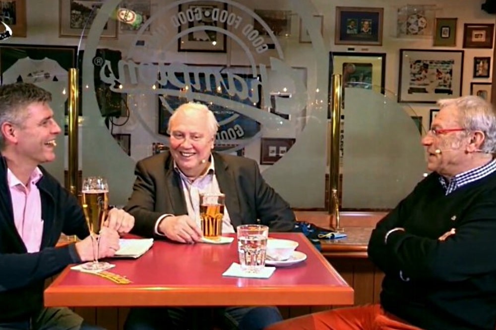 Norman Landgraf, Gert Zimmermann und Eduard „Ede“ Geyer (vlnr). Archivbild: Screen Video