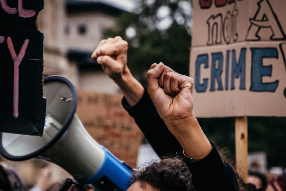 „Black Lives Matter“ (BLM) am 7. Juni 2020 kamen bis zu 15.000 Menschen auf die Straßen in Leipzig. Foto: Tobias Möritz