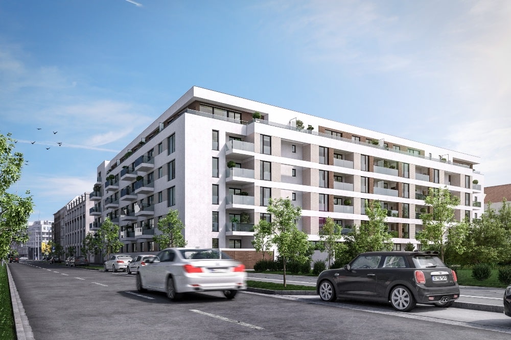 Visualisierung AOC-Projekt „liv´in Reudnitz“ © AOC Immobilien AG