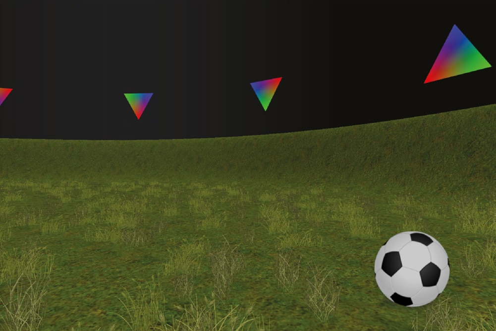 Testbild: Wie rekonstruiert unser Gehirn die Umgebung? Grafik: Max-Planck-Institut für Kognitions- und Neurowissenschaften