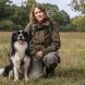 Dr. Annegret Grimm-Seyfarth mit Artenspürhund Zammy, Foto: André Künzelmann, UFZ