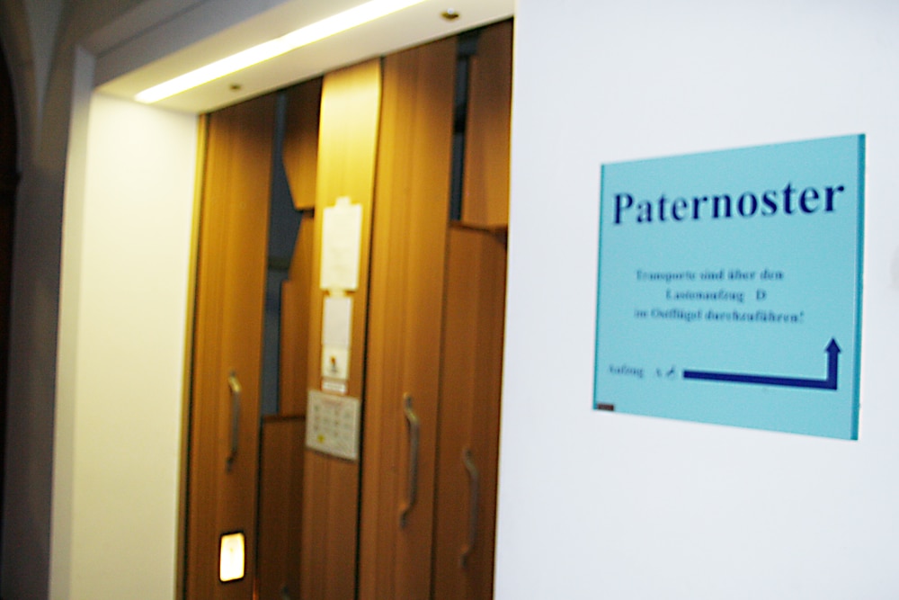 Paternoster im Neuen Rathaus. Foto: Ralf Julke