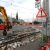 Alles offen - Schiene und Bauabsperrung. Ab Montag dann mit mehr Publikumsverkehr stadteinwärts. Foto: L-IZ.de