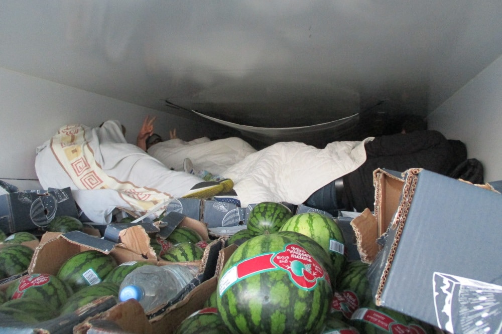 Aufgriffsituation © Staatsanwaltschaft Dresden