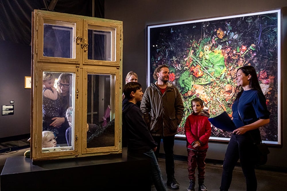 Führung CAROLAS GARTEN Foto: Tom Schulze © Panometer (Aufnahme vor Corona)