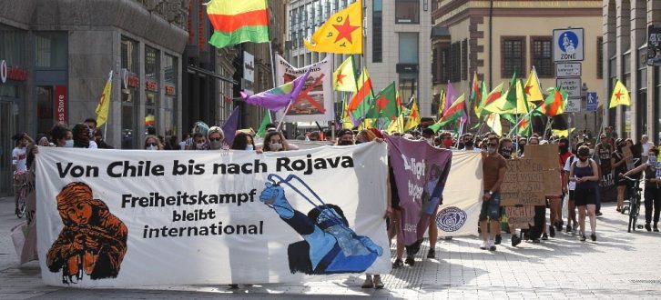 Demonstration durch die Innenstadt. Foto: L-IZ.de