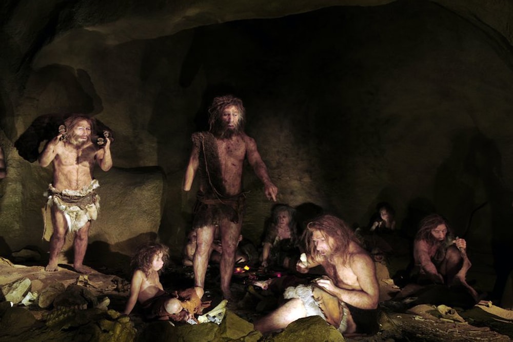 Neandertaler und moderner Mensch haben sich im Laufe der Jahrtausende mehrfach miteinander gemischt und Gene ausgetauscht. Forschende haben nun entdeckt, dass Menschen, die eine Genvariante für einen bestimmten Ionenkanal vom Neandertaler geerbt haben, eine niedrigere Schmerzschwelle besitzen. Foto: Science Photo Library / Daynes, Elisabeth