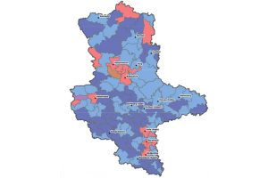 Sachsen-Anhalt: Nur ganz wenige stabile Regionen. Grafik: IfL