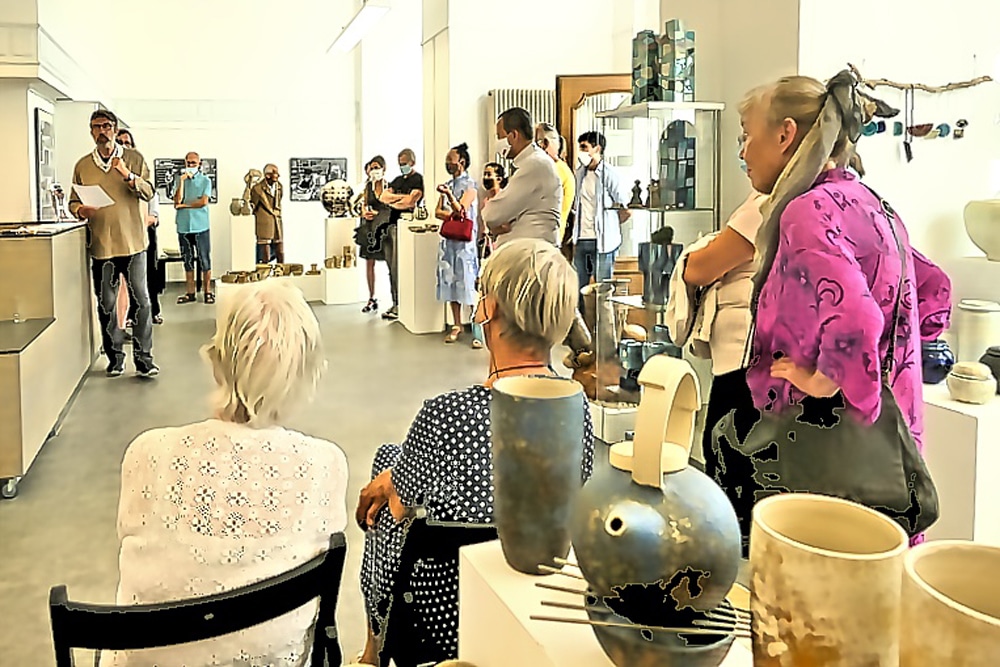 Eröffnung der letzten Ausstellung in der Terra Rossa im Juni. Foto: Detlef Rohde