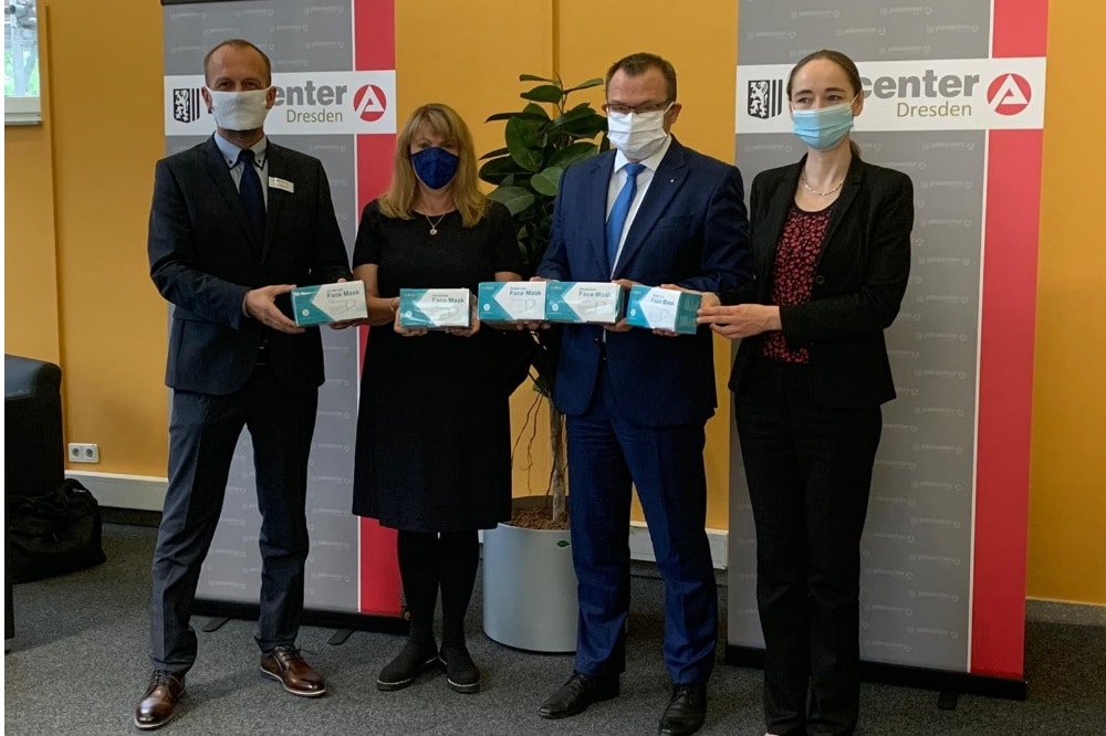 Übergabe der Spende © SMS