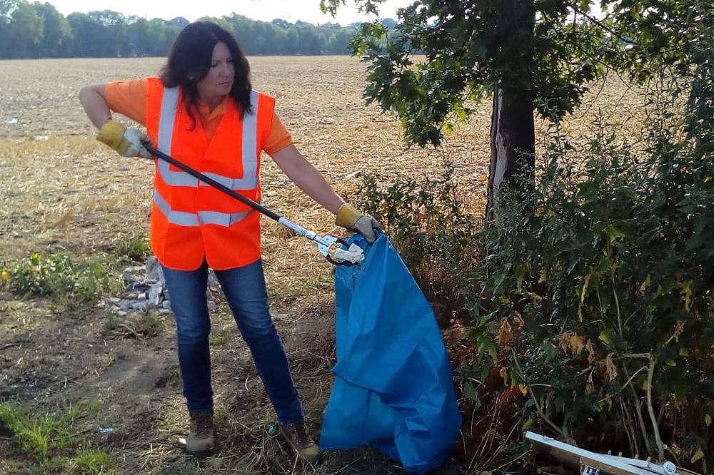 Björg Köber leitet die Projektgruppe Stadtsauberkeit der Stadtreinigung Leipzig. Quelle: Stadtreinigung Leipzig