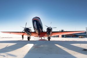 Das Forschungsflugzeug des Alfred-Wegener-Institutsstartet in die nächste Messkampagne. Foto: Alfred-Wegener-Institut/Stefan Hendricks