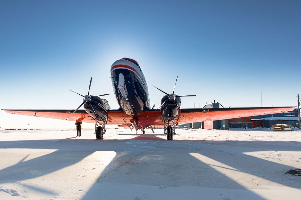 Das Forschungsflugzeug des Alfred-Wegener-Institutsstartet in die nächste Messkampagne. Foto: Alfred-Wegener-Institut/Stefan Hendricks
