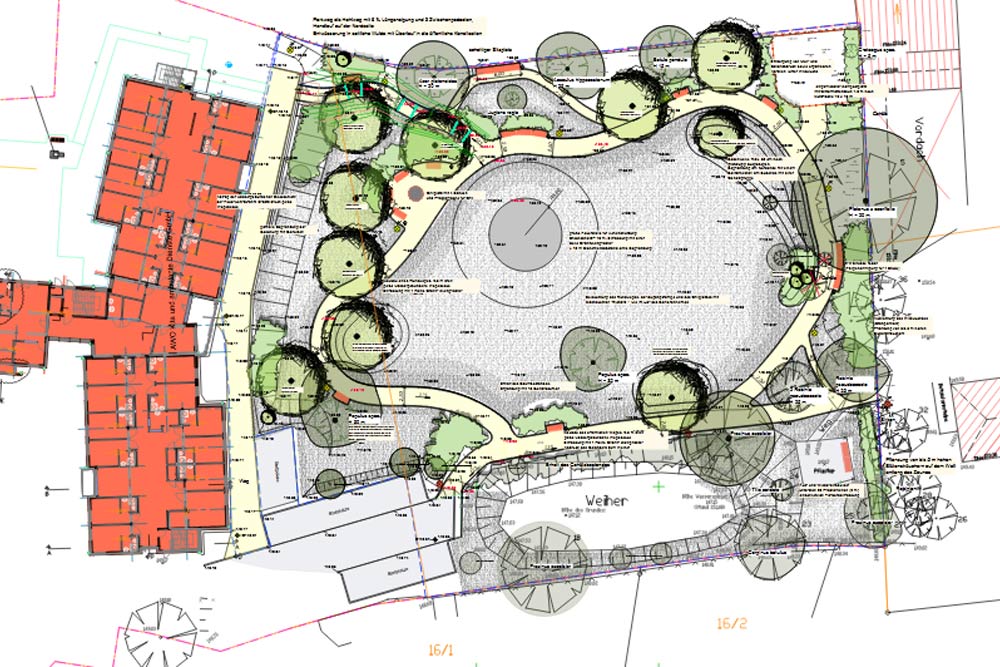 Der Entwurf für den neuen Park in Liebertwolkwitz. Grafik: Stadt Leipzig / Landschaftsplanungsbüro Köhler