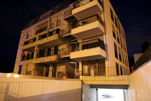 Das attackierte Wohngebäude an der Wolfgang-Heinze Straße. Foto: L-IZ.de