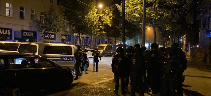 Polizeieinsatz in Connewitz am 4. Septembe, Foto: L-IZ.de