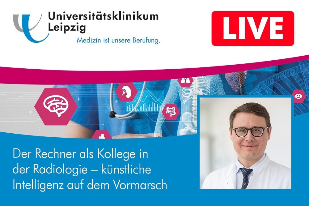 KI erschließt Datenschätze in der Radiologie, die sonst gar nicht zugänglich wären: Klinikdirektor Prof. Timm Denecke spricht am 16. September bei „Medizin für Jedermann“ online auf www.uniklinikum-leipzig.de Foto: UKL