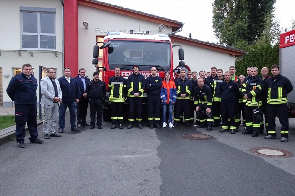 Kameraden der 2. Katschutzeinheit Löschzug Retten. Foto: Landkreis Leipzig