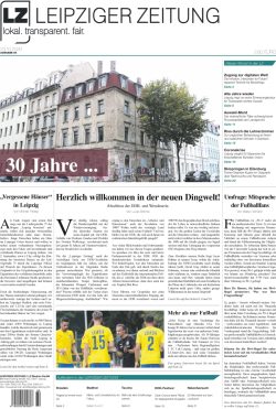 Das Titelblatt der LEIPZIGER ZEITUNG Nr. 84, Ausgabe Oktober 2020. Foto: Screen LZ