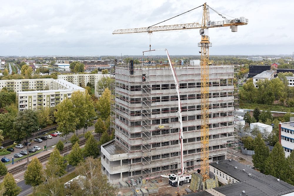 UFZ-Neubau im Wissenschaftspark an der Torgauer Straße in Leipzig. Bild: Michael Moser Images
