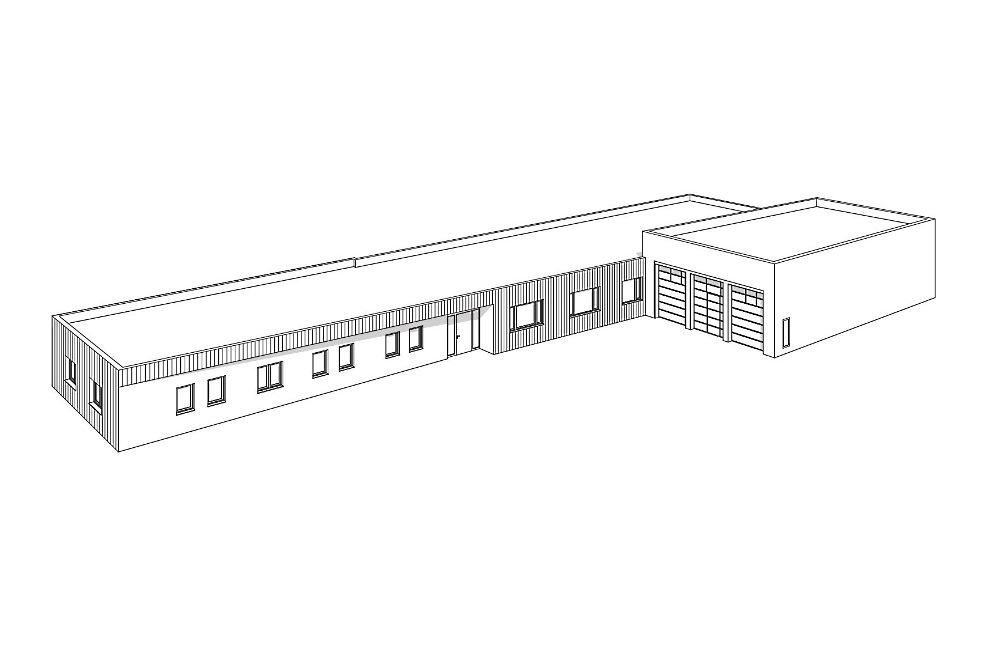 Visualisierung Gebäudekomplex © SMF
