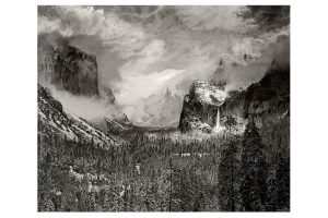 Hubert Becker: Clearing Winter Storm (nach Ansel Adams), 2011, Inkjetprint, 69 x 84 cm. Quelle: Galerie b2