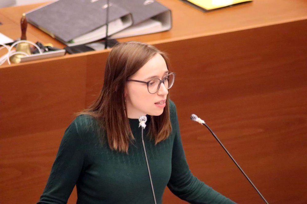 SPD-Stadträtin Christina März bei der bildungspolitischen Stunde. Foto: L-IZ.de