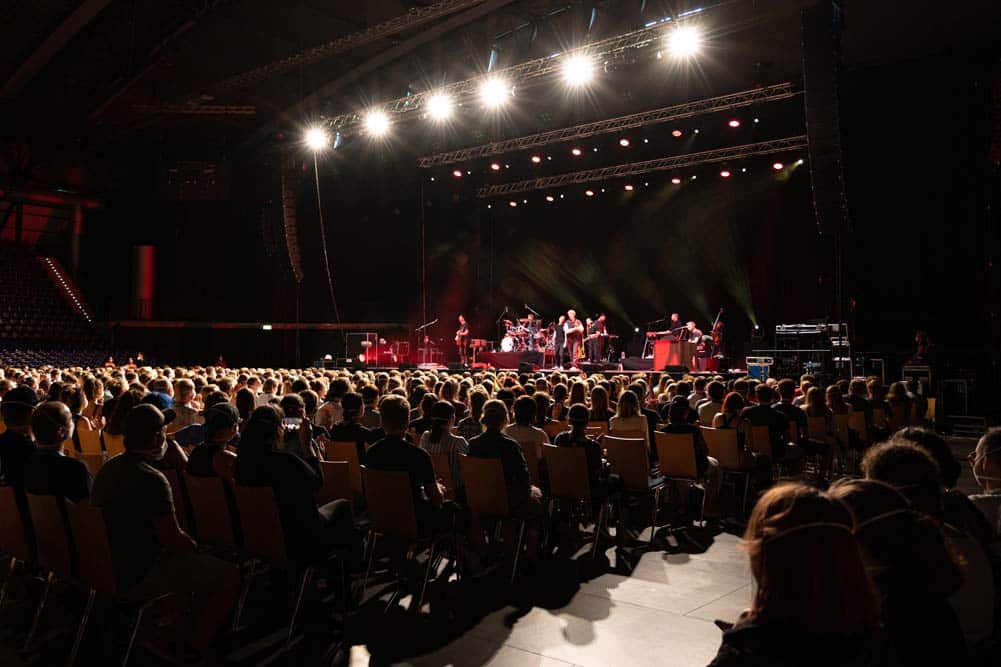 Konzert mit Tim Bendzko am 22. August in der Quarterback Immobilien Arena Leipzig. Foto: SC DHfK Handball