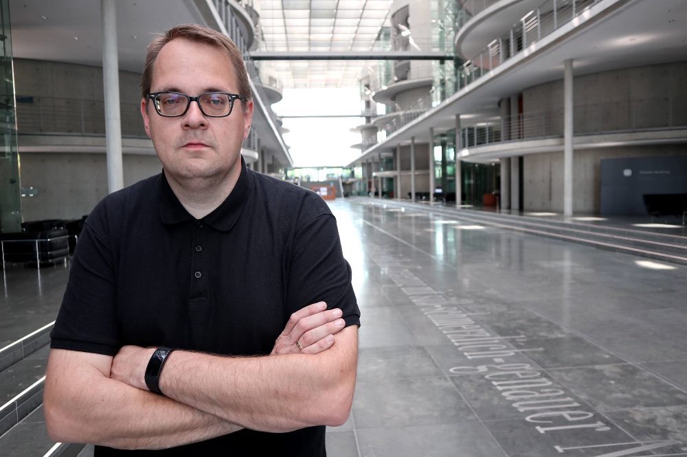 Sören Pellmann, seit 2009 Stadtrat in Leipzig und seit 2017 Bundestagsabgeordneter für Die Linke, übt Kritik an der Arbeit des Verfassungsschutzes in Sachsen. © Foto: Sören Pellmann