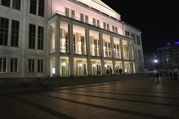 Wieder abgebaut: Noch inder Nacht zum 7. November hatte "Querdenken" aus Stuttgart wieder einpcken und abbauen müssen. Foto: L-IZ.de