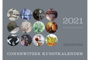Connewitzer Kunstkalender 2021. Cover: Carrin Bierbaum