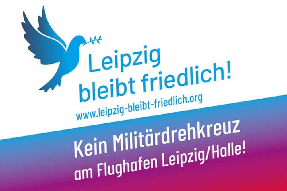 Leipzig bleibt friedlich! Grafik: Leipzig bleibt friedlich!