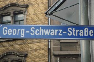 Georg-Schwarz-Straße. Foto: Gernot Borriss