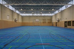 Ging jetzt in Betrieb: Die neu gebaute Sporthalle der JVA Torgau. © Staatsbetrieb Sächsisches Immobilien- und Baumanagement (SIB)
